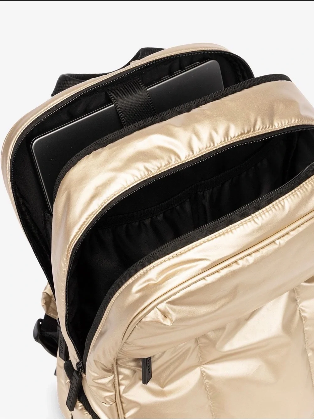 CALPAK Luka 15” Laptop Backpack in Gold